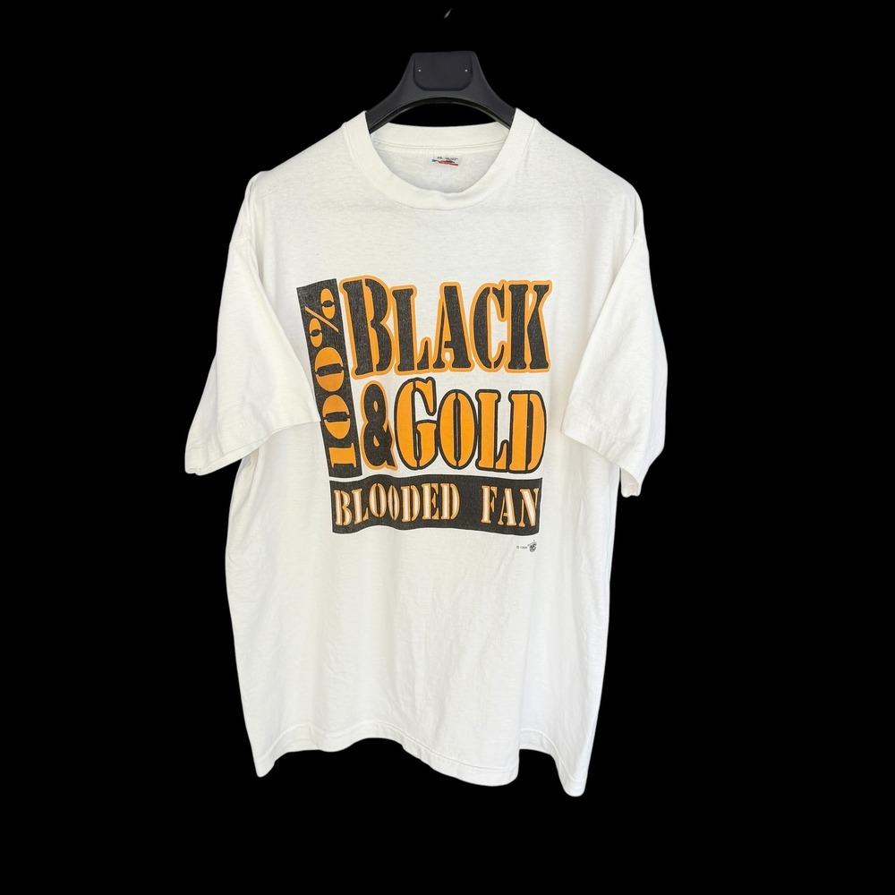 Vintage 1996 Pittsburgh Steelers Pee On Detroit T Shirt XXL Distressed USA‎